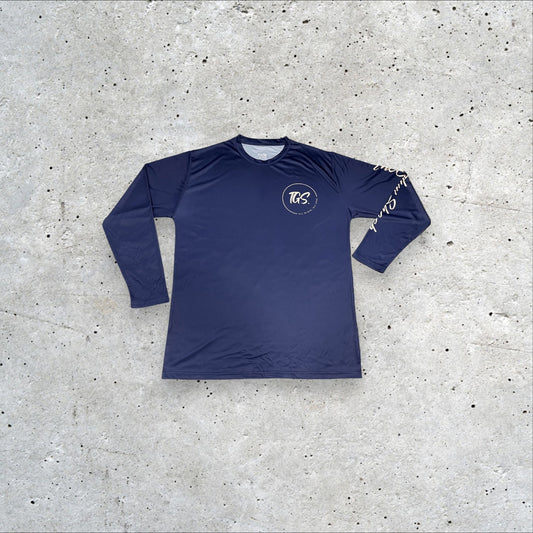 Navy | Dri-Fit Long Sleeve Shirt