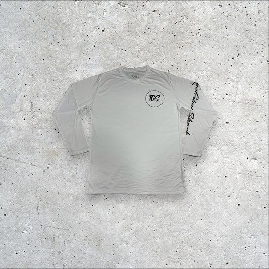 White | Dri-Fit Long Sleeve Shirt